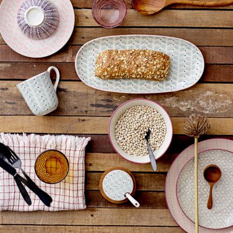 Maya Tallerken, Multifarvet, Stentøj