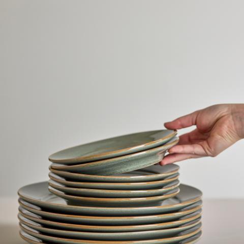 Pixie Assiette, Verte, Grès