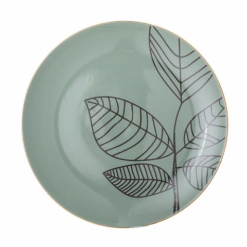 Rio Plate, Green, Stoneware