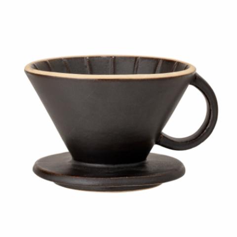 Leah Coffee Dripper, Black, Stoneware