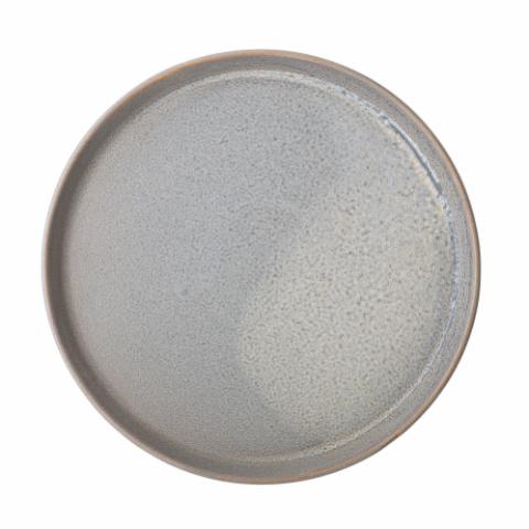 Kendra Plate, Grey, Stoneware
