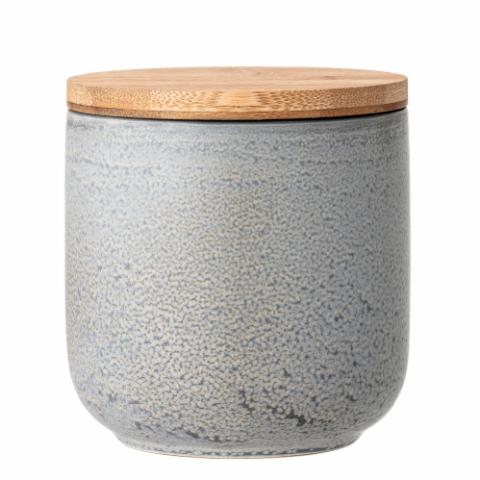 Kendra Jar w/Lid, Grey, Stoneware