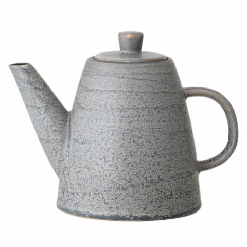 Kendra Teapot, Grey, Stoneware