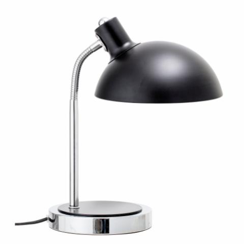 Stalia Table lamp, Black, Metal