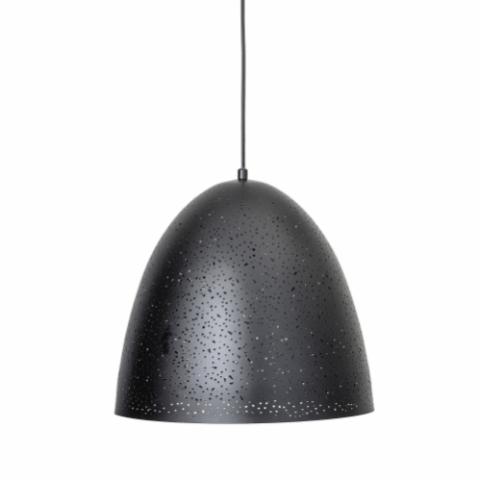Bjerke Lampe à suspension, Noir, Métal
