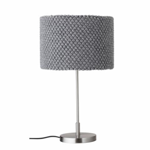 Nazra Table lamp, Grey, Metal