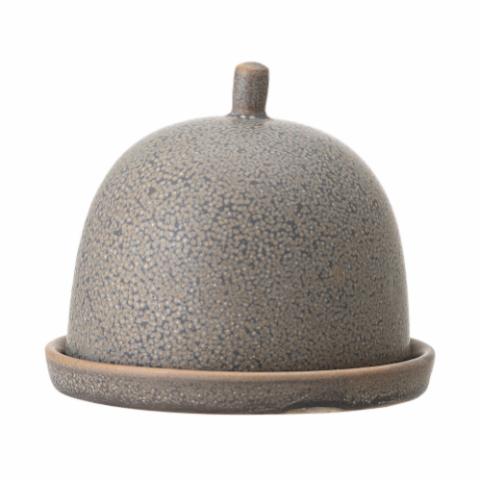 Kendra Butter Dome, Grey, Stoneware