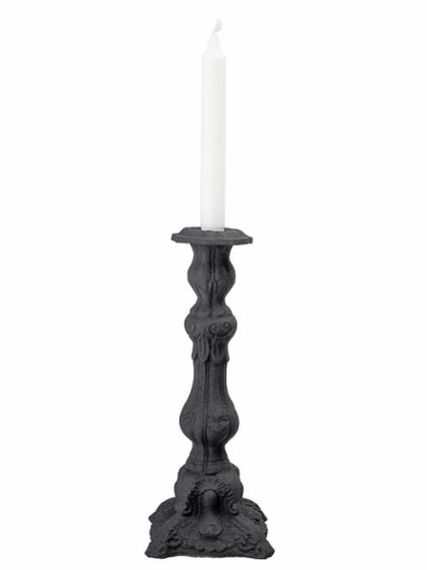 Heike Candlestick, Black, Aluminum