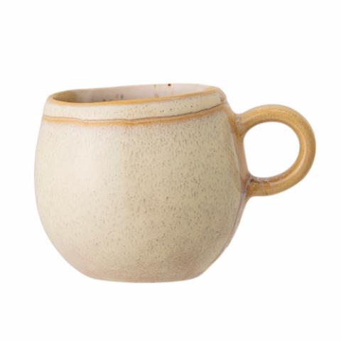 April Mug, Yellow, Stoneware
