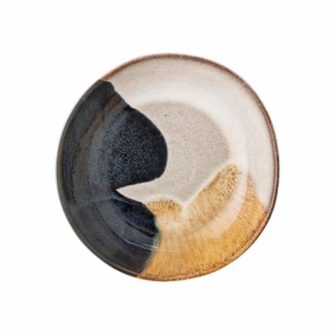 Jules Assiette Creuse, Bleu, Grès