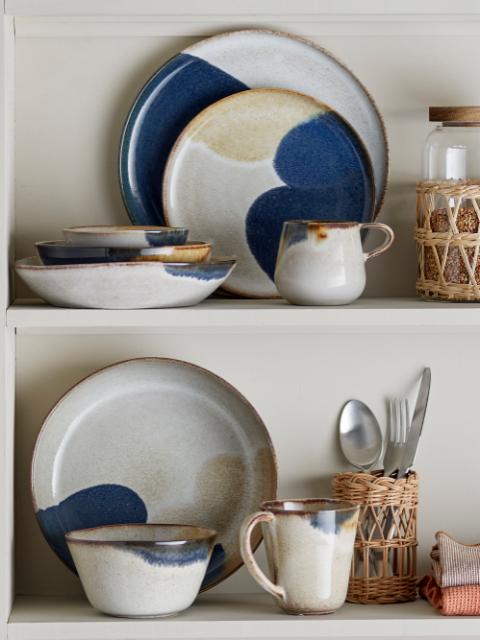 Jules Bowl, Blue, Stoneware