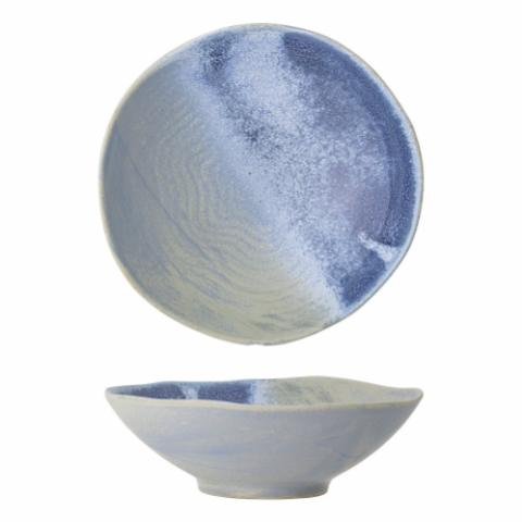 Aura Serving Bowl, Blue, Stoneware