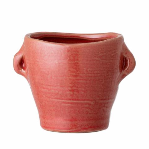 Kastor Flowerpot, Red, Stoneware