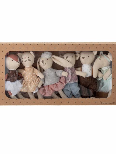 Animal friends Poupée, Rose, Coton