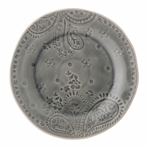 Rani Plate, Grey, Stoneware