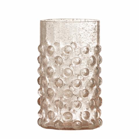 Freja Drinking Glass, Rose, Recycled Glass