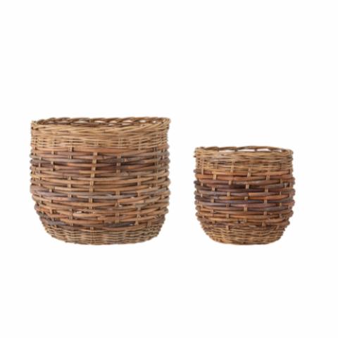 Lalou Basket, Nature, Rattan