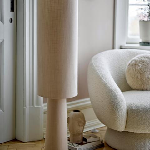 Ted Chaise de salon, Blanc, Polyester