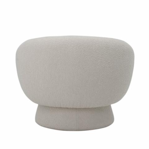 Ted Chaise de salon, Blanc, Polyester