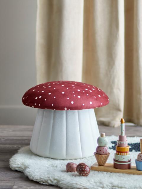 Lue Pouf, Rouge, Polyester