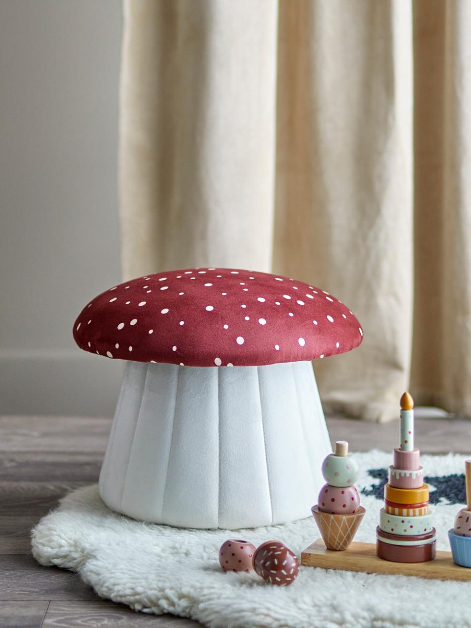 Lue Pouf, Rot, Polyester
