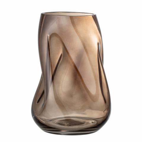 Ingolf Vase, Marron, Verre
