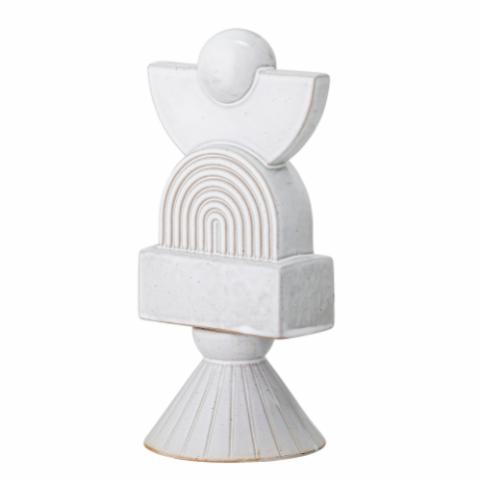 Beatrice Deco, White, Stoneware