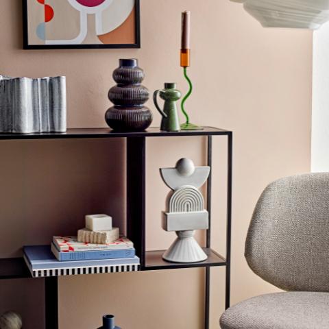 Beatrice Deco, White, Stoneware