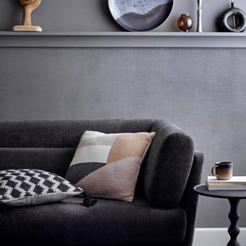 Anka Sidebord, Sort, Aluminium