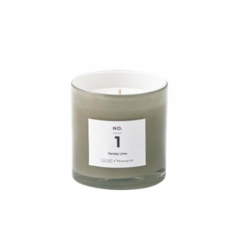 NO.1-Parsley Lime Scent Candle, Green, Natural Wax