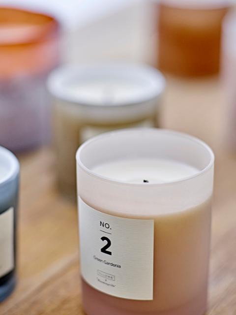 NO. 3 - Santal Fig Scented Candle, Blue, Natural Wax