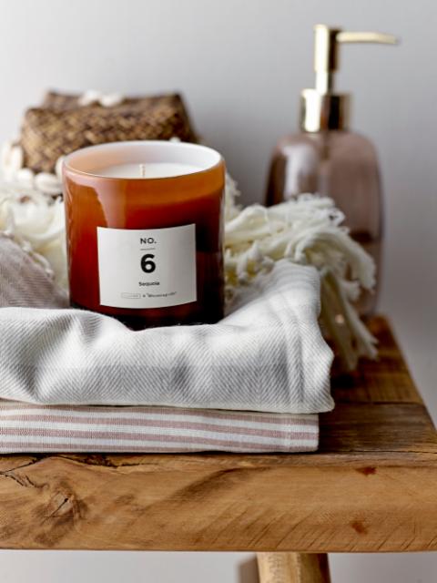 NO.6-Sequoia Scent Candle, Brown, Wax