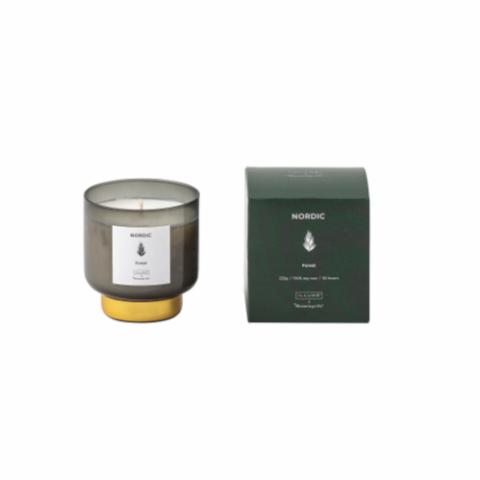 NORDIC - Forest Scented Candle, Green, Natural Wax