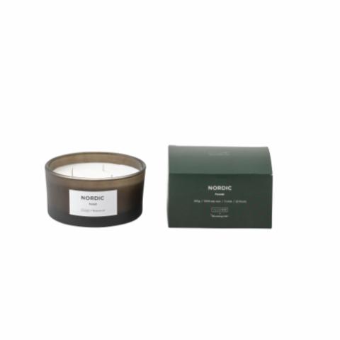 NORDIC-Forest Scented Candle, Green, Natural Wax
