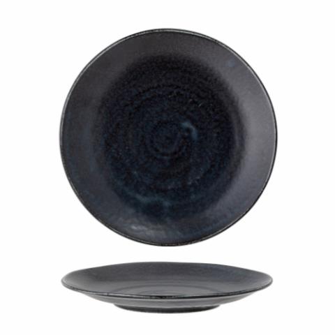 Yoko Plate, Black, Porcelain