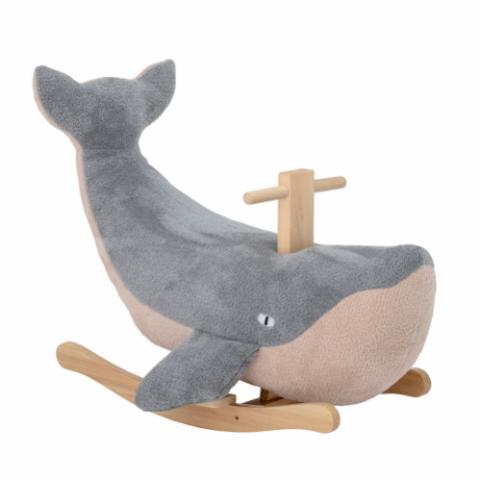 Moby Rocking Toy, Whale, Bleu, Polyester
