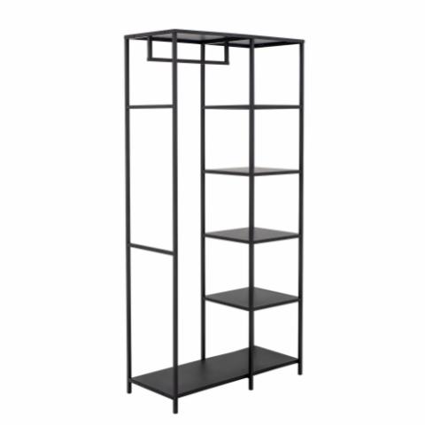Valde Clothes Rack, Black, Metal