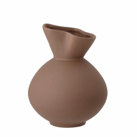 Nicita Vase, Brown, Stoneware