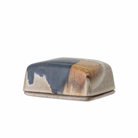 Jules Butter Box, Blue, Stoneware
