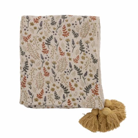 Filipa Throw, Multi, Recycled Cotton