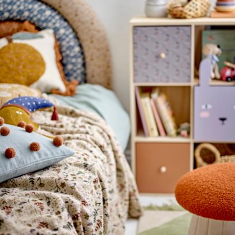 Filipa Throw, Multi, Recycled Cotton