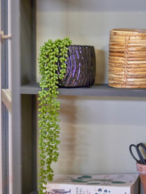 Hena Flowerpot, Black, Stoneware