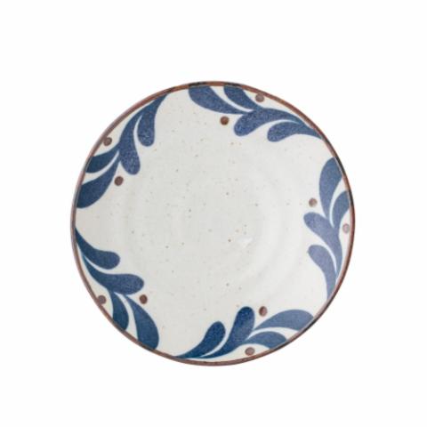 Camellia Plate, Blue, Porcelain
