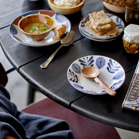 Camellia Assiette, Blue, Porcelaine