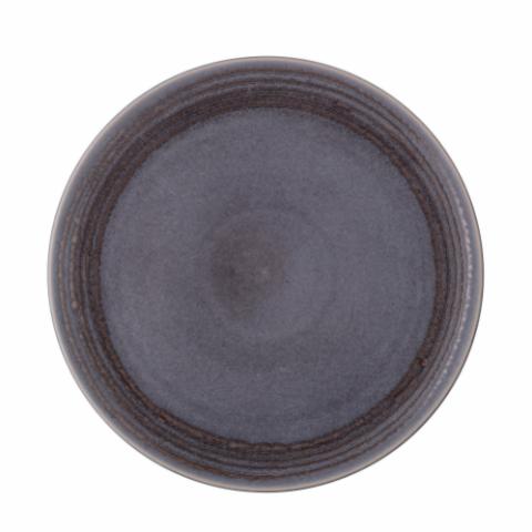 Raben Plate, Grey, Stoneware