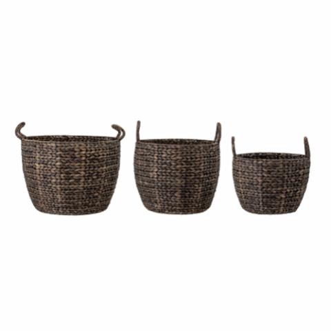 Nael Basket, Brown, Water Hyacinth