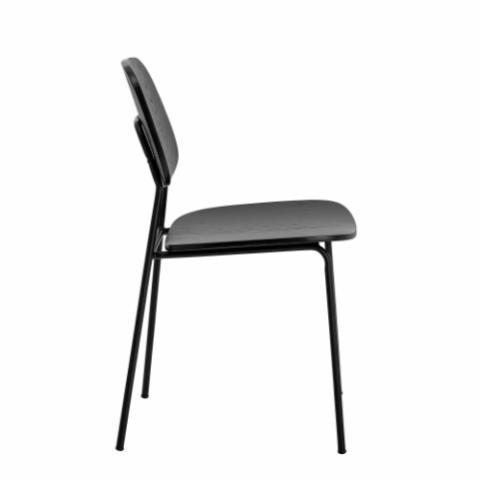 Monza Dining Chair, Black, Plywood