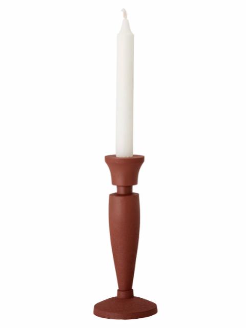 Isel Candlestick, Brown, Aluminum