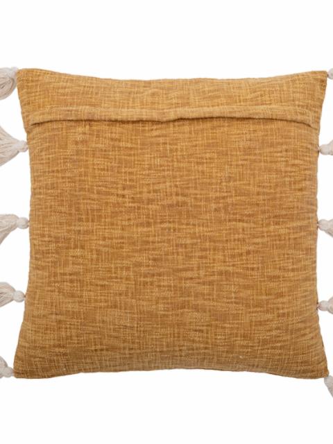 Emely Coussin, Jaune, Coton