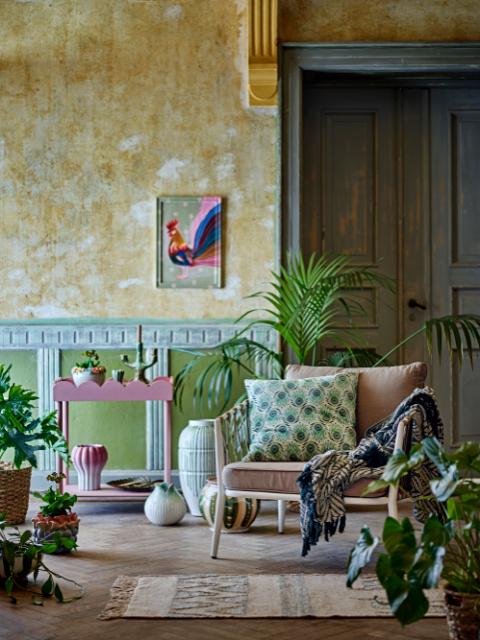 Delara Tapis, Verte, Laine